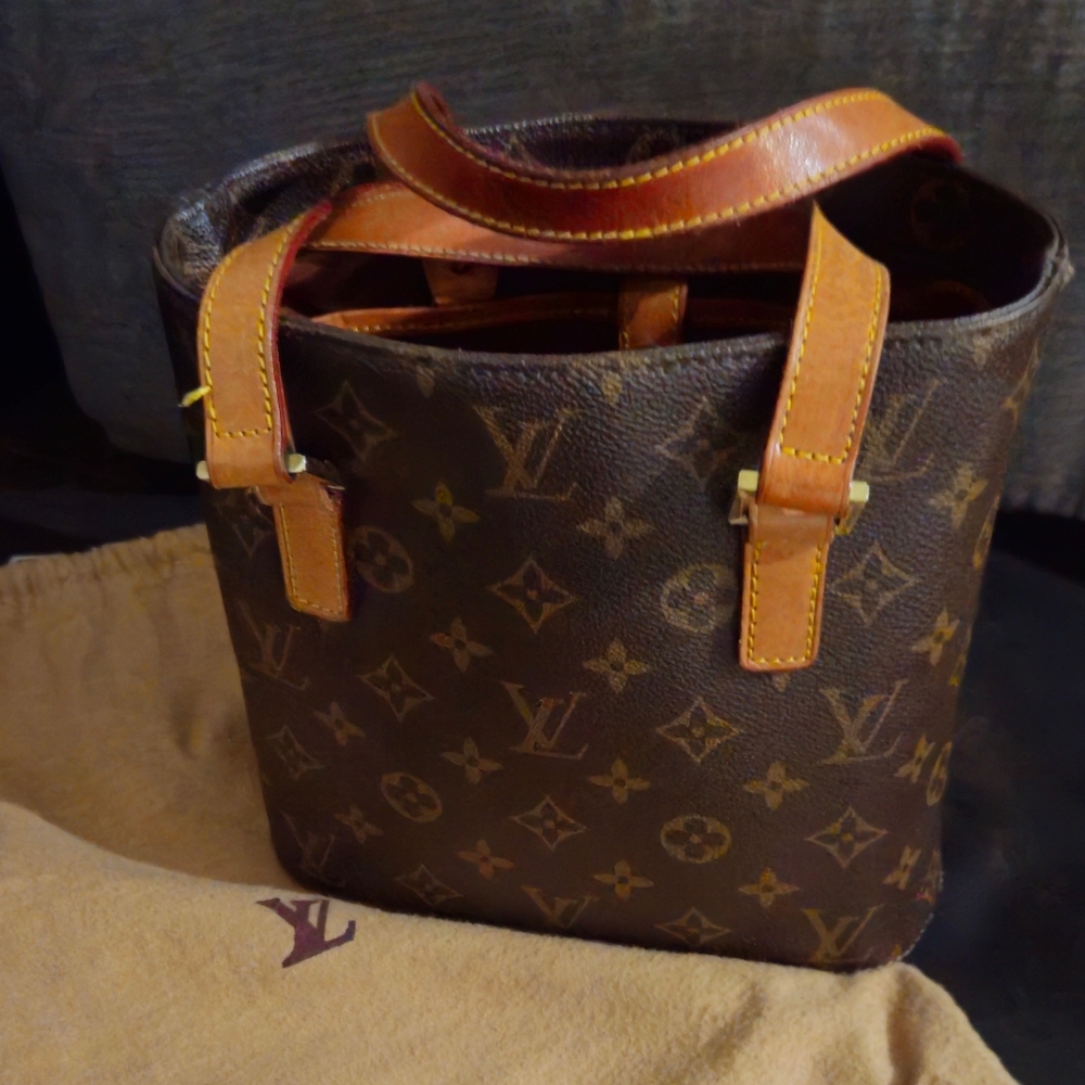 Louis Vuitton Brown Monogram Canvas Tote + Dust Bag